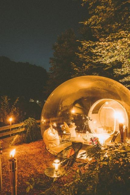Living Timeless- Bubble Tent Elzach Inklusive Hot Tube Badefass- Schlafen Unterm Sternenhimmel Eksteriør billede