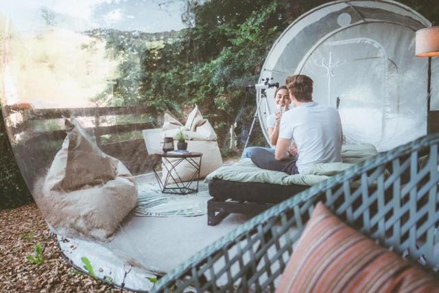 Living Timeless- Bubble Tent Elzach Inklusive Hot Tube Badefass- Schlafen Unterm Sternenhimmel Eksteriør billede