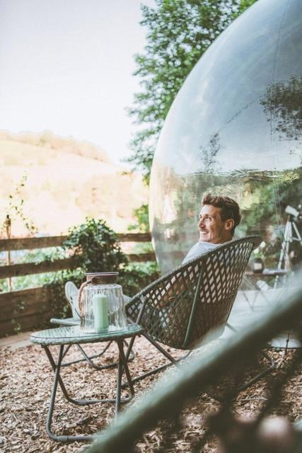 Living Timeless- Bubble Tent Elzach Inklusive Hot Tube Badefass- Schlafen Unterm Sternenhimmel Eksteriør billede