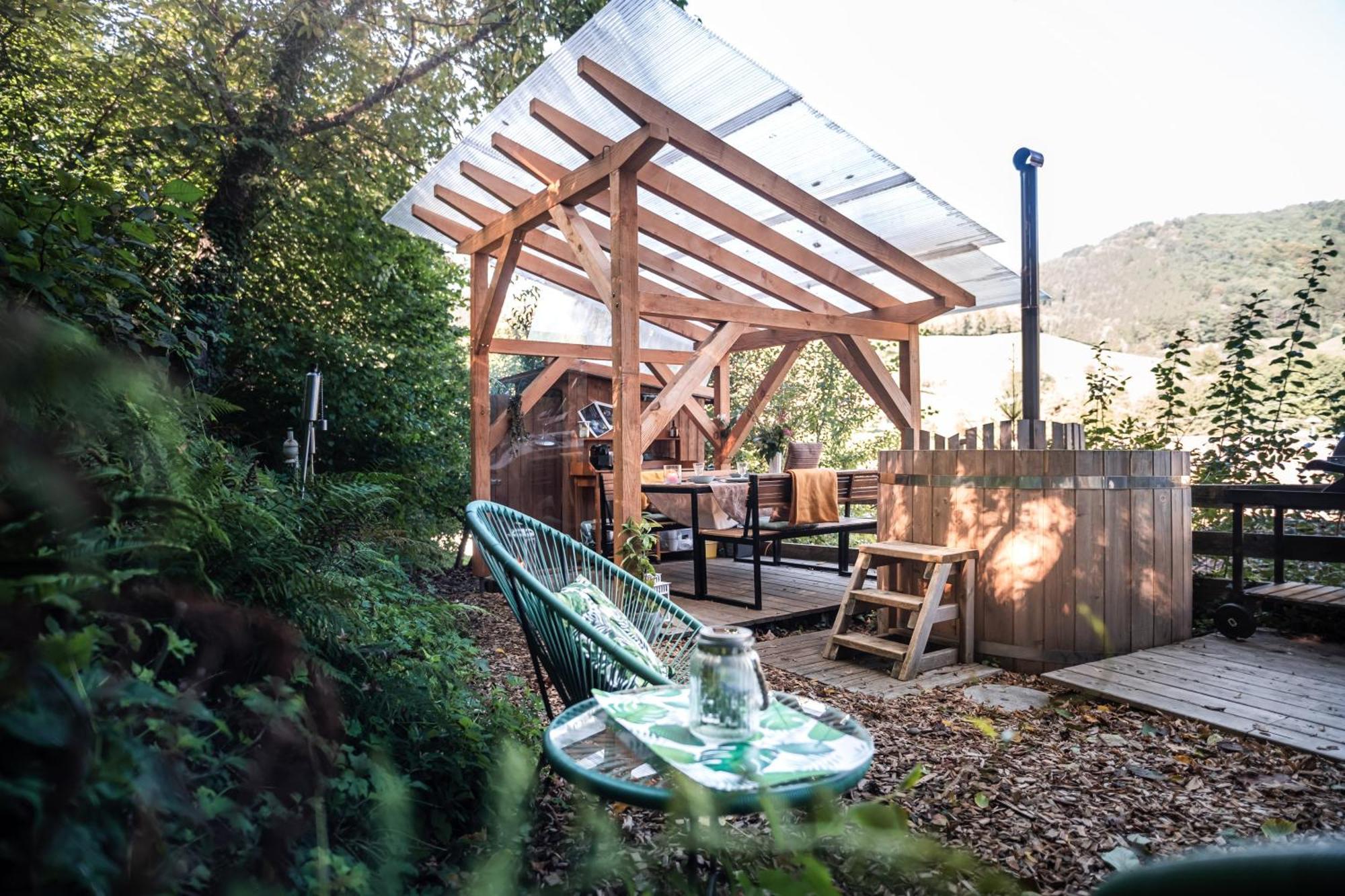 Living Timeless- Bubble Tent Elzach Inklusive Hot Tube Badefass- Schlafen Unterm Sternenhimmel Eksteriør billede