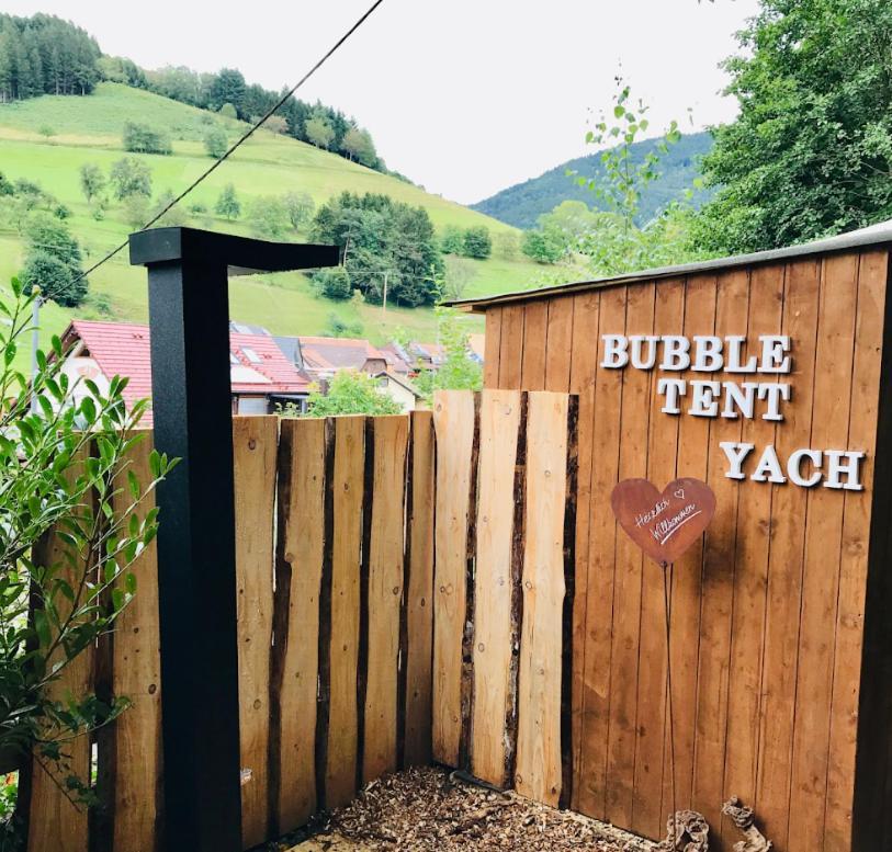Living Timeless- Bubble Tent Elzach Inklusive Hot Tube Badefass- Schlafen Unterm Sternenhimmel Eksteriør billede